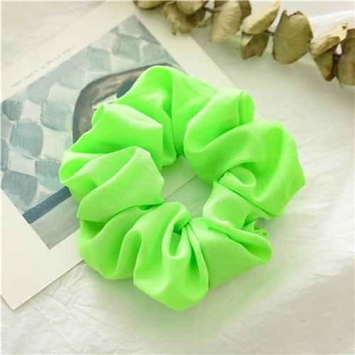 Korean Women Scrunchie Hearwear Girls Hair Tie Lady Scrunchies Ponytail Hair Female Holder Rope Pineapple Print Hair Accessories