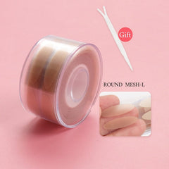 600Pcs/Box Big  Eyelid Tape Sticker Double Fold Self Adhesive Eyelid Tape Stickers S/L Makeup Clear Beige Invisible Tool