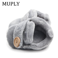 Lovely Warm Design Baby Girls Boys Toddler First Walkers Baby Shoes Soft Slippers Cute Shoes Winter Non-Slip Baby Warm Shoes