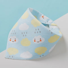 Baby Bibs Cotton Baby Feeding Apron Triangle Cute Baby Bibs Girls Boys Cartoon Feeding Scarf Bib Collar Bib Burp Cloth