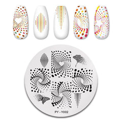 PICT YOU 12*6cm Nail Art Templates Stamping Plate Design Flower Animal Glass Temperature Lace Stamp Templates Plates Image