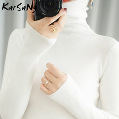 Women's Sweater Winter Clothes Women 2021 Black Turtleneck Sweaters Winter Warm Women's Turtlenecks Pullover Sweater Autumn Pull