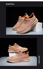 Fashion Sneakers Lightweight Men Casual Shoes Breathable Male Footwear Lace Up Walking Shoe