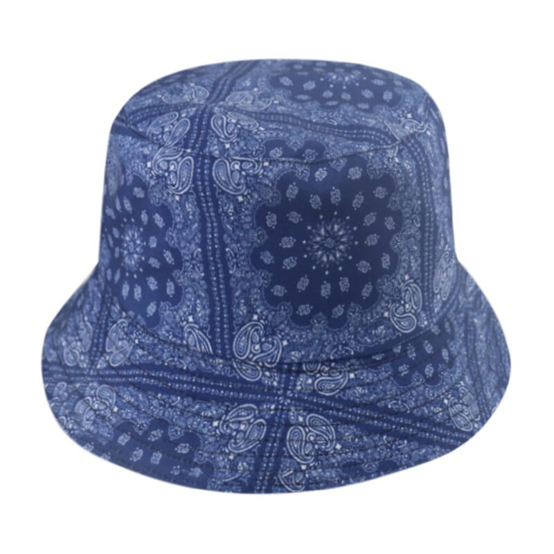 FOXMOTHER New Vintage Hip Hop Paisley Bucket Hats Black Navy Chapeau Femme Caps Gorro Bucket Mens