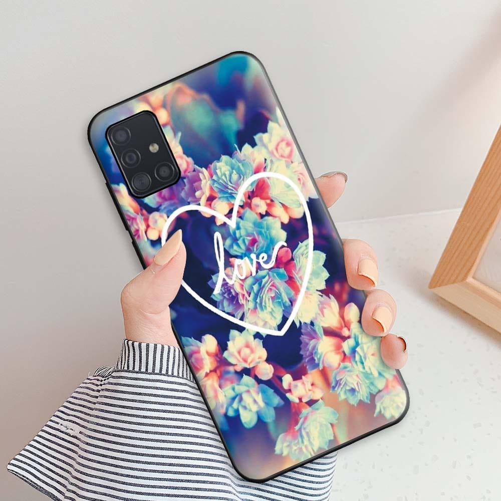 Case For Samsung A51 Case on A51 6.5" Soft TPU Silicone Cover Phone Case For Samsung Galaxy A51 A 51 Lion Back Cover GalaxyA51