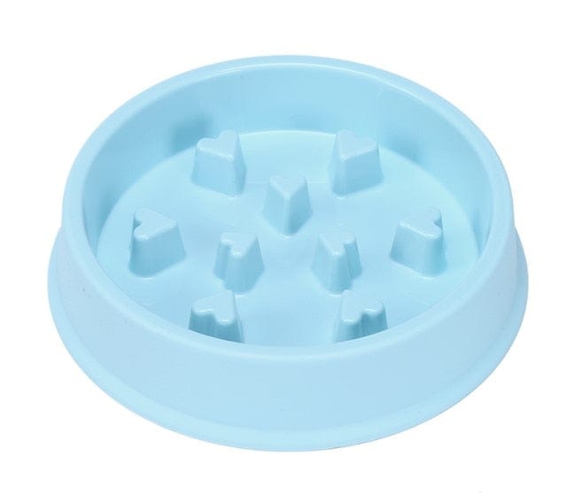 Pet Slow Eating Feeder Fish Bone Shape Dog Bowl Dog Feeding Food Bowls Bloat Stop Healthy Interactive Puppy Food Plate Dishes