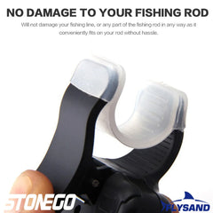 Fish Bite Alarm Electronic Buzzer on Fishing Rod with Loud Siren Daytime Night Indicator With Battery