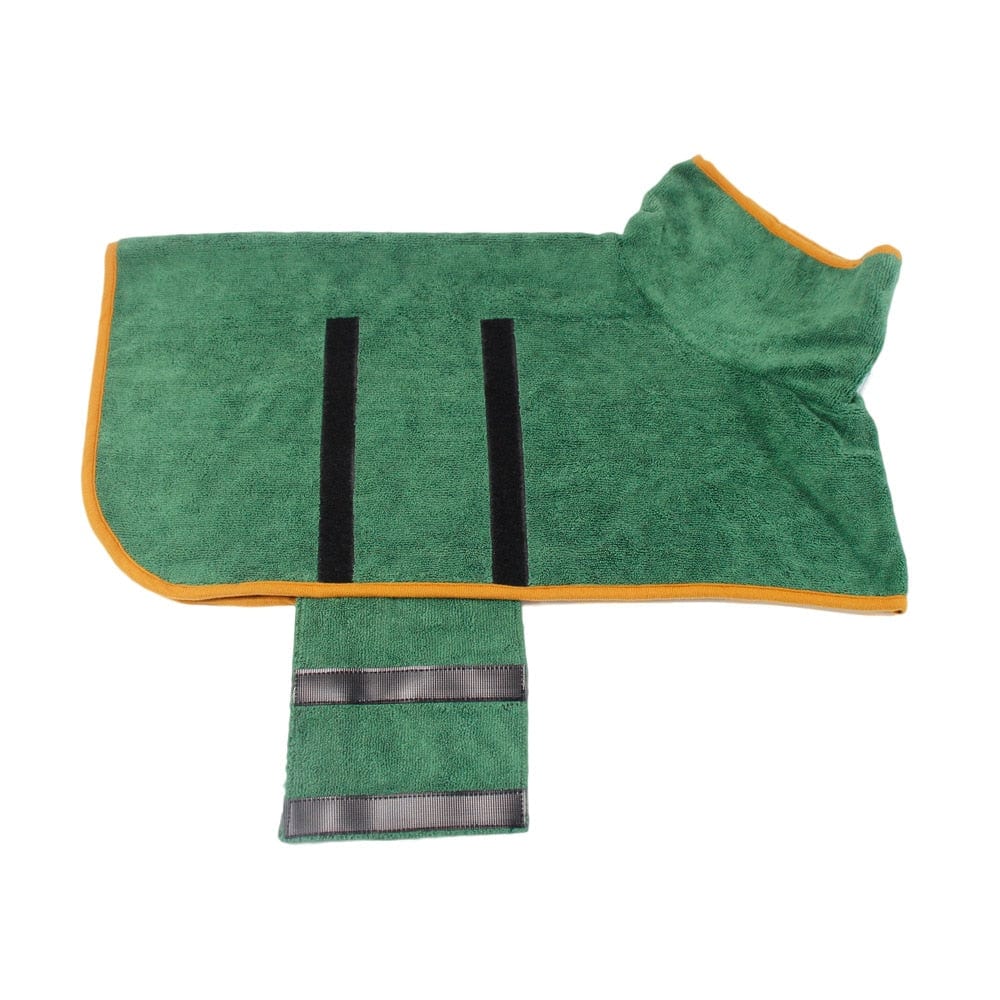 Dog Bathrobe Towel Bath Robe Pet Bathrobe Drying Coat Absorbent Towel For Large Medium Small Dog Super Fast Dry Soft Adjustable - Wowza