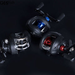 GLS Metal winding ring Series Baitcasting Reel 7.2:1 Ultra-Light 8KG MAX Drag Power Casting Fishing Right Left Hand Fishing Reel