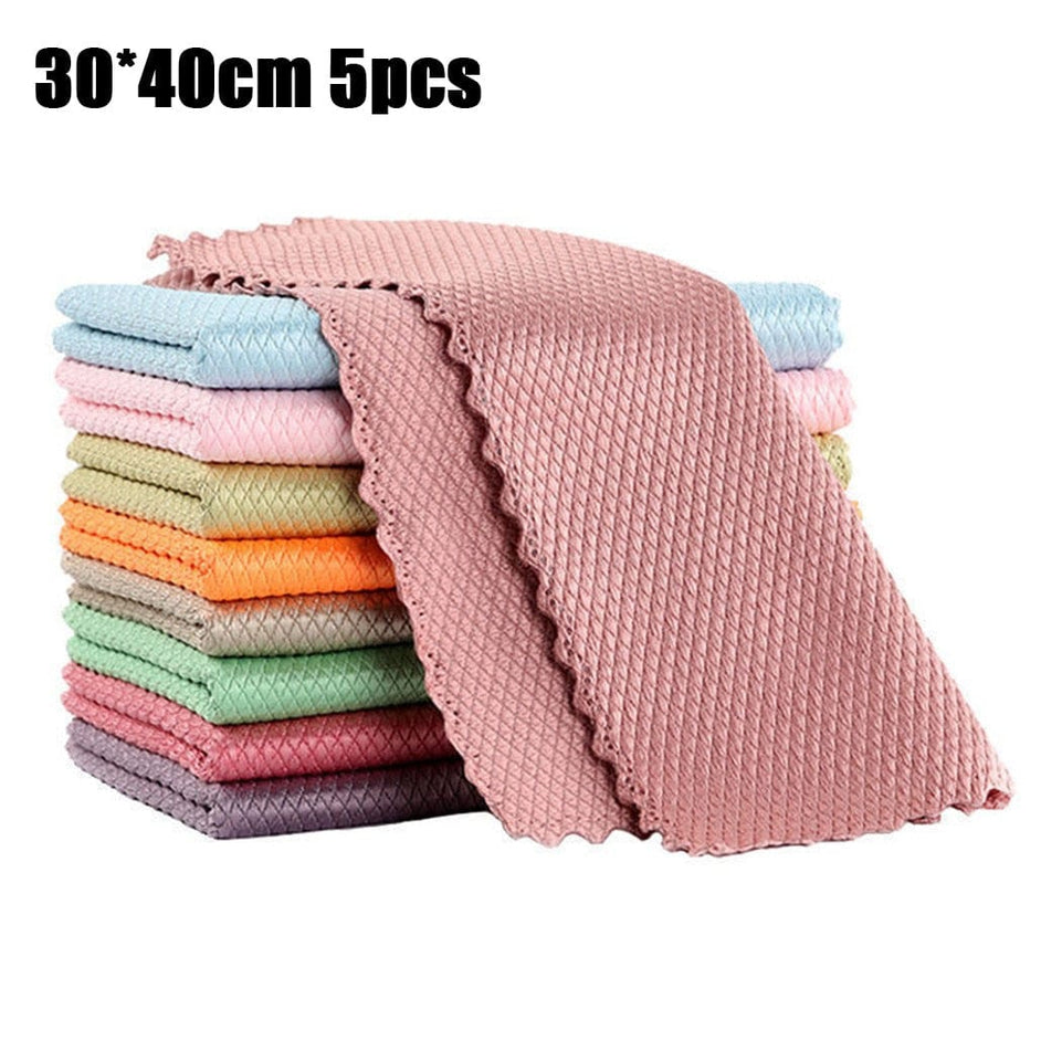 NanoScale Streak-Free Miracle Cleaning Cloths Reusable And Rewashable Microfiber Cleaning Cloth Housework Cleaning Tools