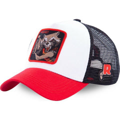 Newest Hot Selling Anime Patch Design Trucker Hat Two Famous Cartoons Cotton Mesh Baseball Cap For Men Women Gorras Casquette