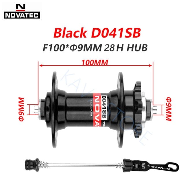 Novatec Hub D041SB D042SB Mountain Bike Disc Card Brake 28/32/36 Holes MTB Road Bicycle Bearing 36H Hubs 8/9/10/11/12 Speed