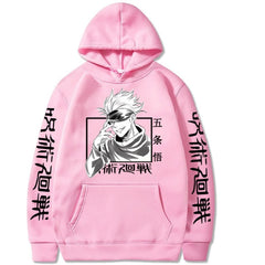 Jujutsu Kaisen Hoodie Hip Hop Anime Pullovers Tops Loose Long Sleeves Autumn Man Cloth