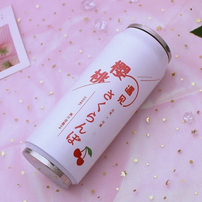 Creative Stainless Steel Japan Juice Candy Color Drink Cans Thermos Portable Unisex Students Personality Trendy Straw Cup - Wowza