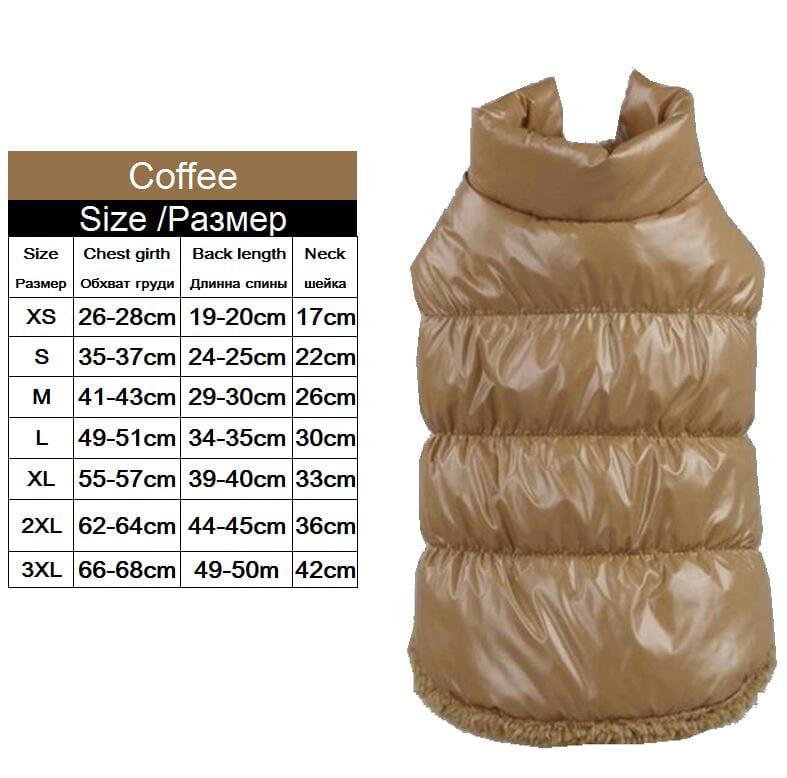 Warm Dog Clothes Winter Fleece Inside Bulldog Pet Vest Puppy Outfit Dog Jackets Windproof 8 Color Clothes for Medium Large Dogs - Wowza