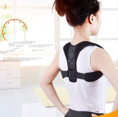 2 Pieces Back Posture Corrector Belt Women Men Prevent Slouching Relieve Pain Posture Strap Clavicle Support Brace