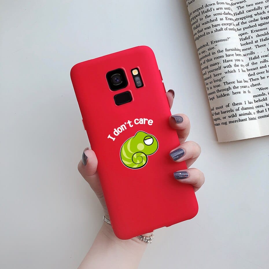 For Cover Samsung S9 S 9 Plus Case Soft Silicone Cute Bumper Protector Fundas on Samsung Galaxy S9 Plus S9 Phone Case Back Cover