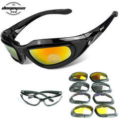 Tactical Polarised Glasses Military Goggles Army Sunglasses with 4 Lens Original Box Men Shooting Hiking Eyewear Gafas