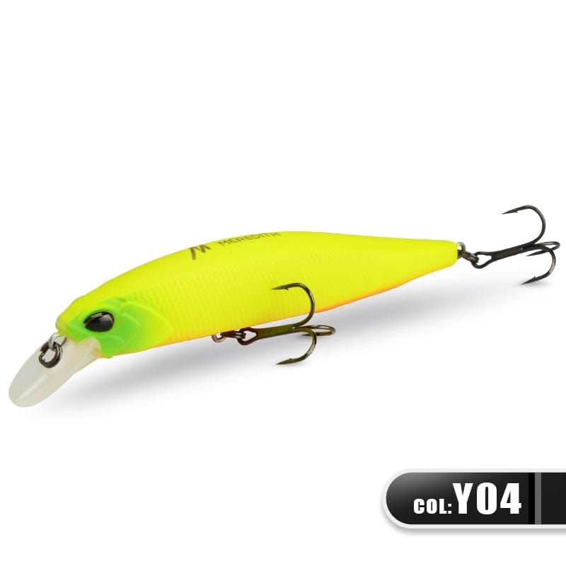 MEREDITH JERK MINNOW 100F 14g  Floating Wobbler Fishing Lure 24Color Minnow Lure Hard Bait Quality Professional Depth0.8-1.0m