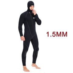 YONSUB Wetsuit 5mm / 3mm / 1.5mm / 7mm Scuba Diving Suit Men Neoprene Underwater Hunting Surfing Front Zipper Spearfishing