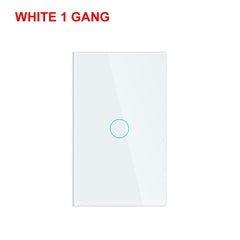 Smart Wifi Touch Light Switch No Neutral Wire Required Smart Home. 1/2/3 Gang Light Switch 220V Support Alexa Tuya App 433RF Remote