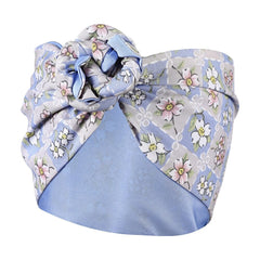 MOLANS New Floral Printing Elastic Bandana Wire Headband Knotted Fashion Tie Scarf Hairband Headdress for Women Hair Accessories