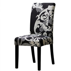 Printed Stretch Chair Cover Big Elastic Seat Chair Covers Office Chair Slipcovers Restaurant Banquet Hotel Home Decoration