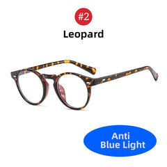 VIVIBEE Small Size Blue Light Filter Glasses Men Leopard Square Frame Gaming UV400 Blue Ray Blocking Computer Women Eyeglasses