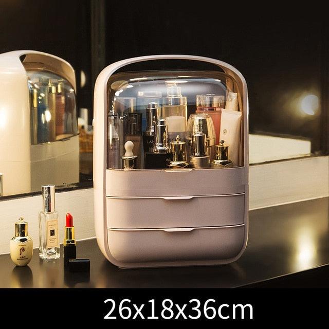 Fashion Acrylic Cosmetic Box Transparent Makeup Jewelry Drawer Home Storage Boxs Multifunctional Travel Cosmetic Organizer - Wowza