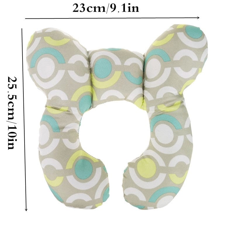 Protective Travel Car Seat Head And Neck Pillow Soft Neck Support Pillow Children U Shape Headrest Head Protection Cushion