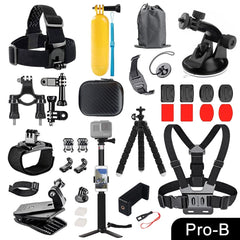 ORBMART for GoPro Accessories Set for Go Pro Hero 11 10 9 8 7 6 5 4 Black Mount for Yi 4k Mijia Case for Sjcam Action Camera