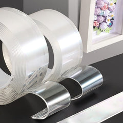 1/2/3/5M Nano Tape Double Sided Tape Transparent Reusable Waterproof Adhesive Tapes Cleanable Kitchen Bathroom Supplies Tapes