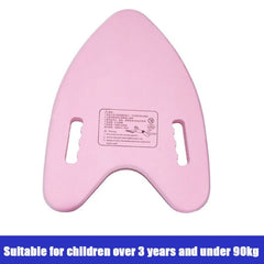 Children's Swimming Board Floating Plate A Shape EVA Back Float Kickboard Outdoor Swimming Beginner Training Safety Accessories