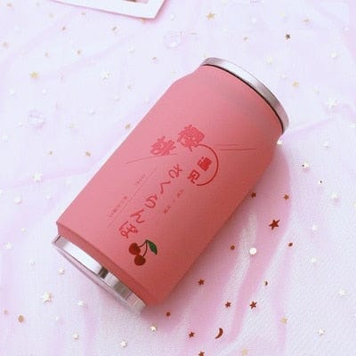 Creative Stainless Steel Japan Juice Candy Color Drink Cans Thermos Portable Unisex Students Personality Trendy Straw Cup - Wowza