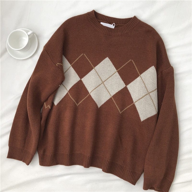 Women Knitted Sweater Fashion Oversized Pullovers Ladies Winter Loose Sweater Korean College Style Women Jumper Sueter Mujer