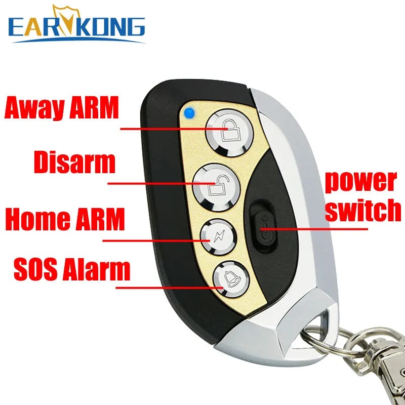 Wifi Home Alarm System 433MHz Home Burglar GSM  Alarm Wireless Wired Detector RFID Touch Keyboard Temperature Humidity Alexa