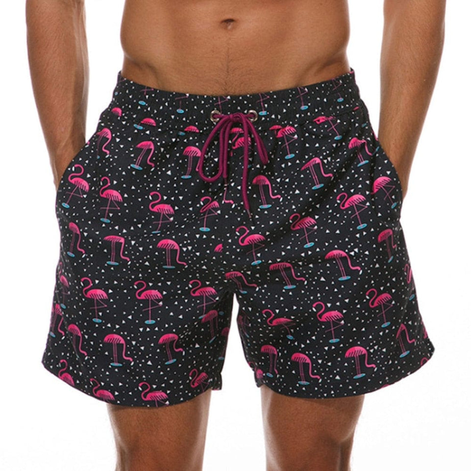 Men's Shorts Casual Cotton Workout Short Pants Drawstring Beach Shorts With Pockets Swim Trunks Stripe Plus size Beach Shorts