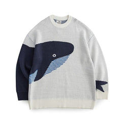 LAPPSTER-Youth Men Harajuku Moutain Winter Sweaters 2023 Pullover Mens Oversized Korean Fashions Sweater Women Vintage Clothes