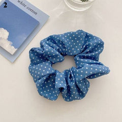 Korean Women Scrunchie Hearwear Girls Hair Tie Lady Scrunchies Ponytail Hair Female Holder Rope Pineapple Print Hair Accessories