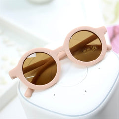 2023 New Fashion Children's Sunglasses Infant's Retro Solid Color Ultraviolet-proof Round Convenience Glasses Eyeglass For Kids