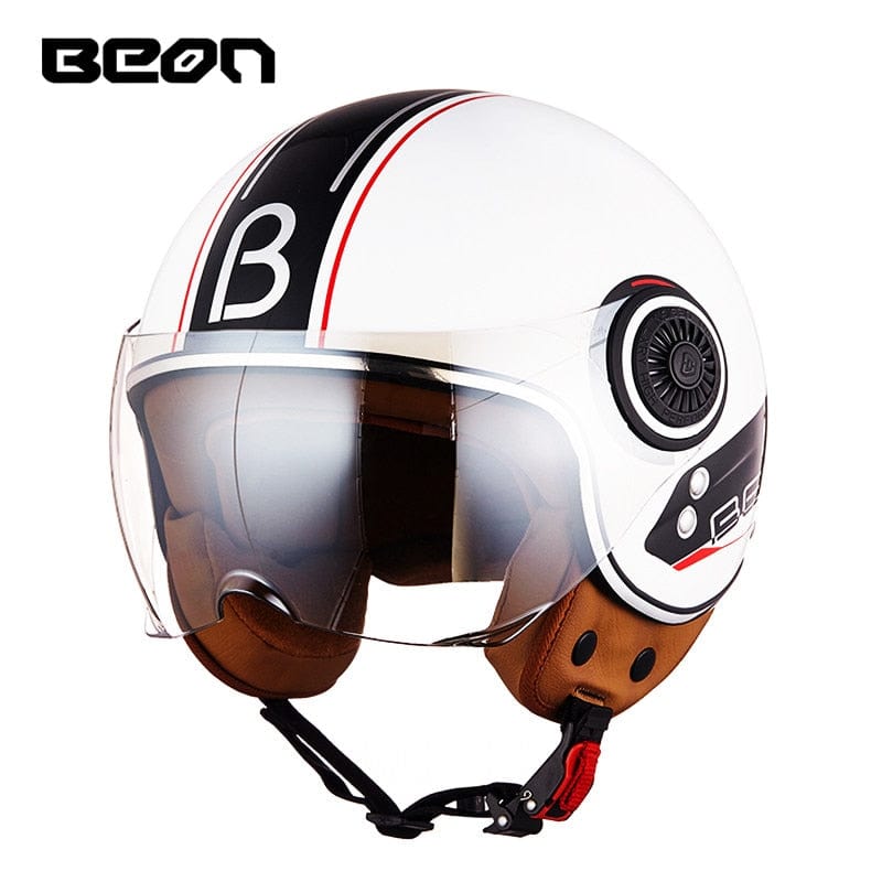 Capacete BEON 110B Motorcycle Scooter Helmet beon open face 3/4 motorbike jet vintage retro helmets Casco ECE Certification