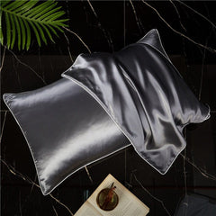 New 100% Mulberry Silk Pillowcase Top Quality Pillow Case Silk Pillows Case 48X74CM Pillowcase Bed Throw Single Pillow Covers