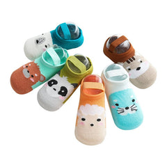 Newborn Baby Boy Girl Socks Cartoon Spring Autumn Anti Slip Socks for Girls Casual Cotton Floor Kids Clothes