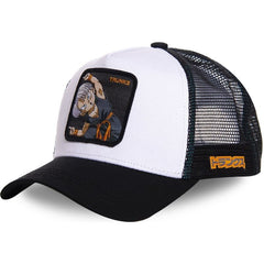 Newest Hot Selling Anime Patch Design Trucker Hat Two Famous Cartoons Cotton Mesh Baseball Cap For Men Women Gorras Casquette