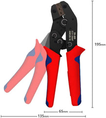 Wire Connector Male Female Box Insulated Cable Macho Connector 2.8/6.3mm Electrical Crimp Terminals Spade Connectors Assorted Kit