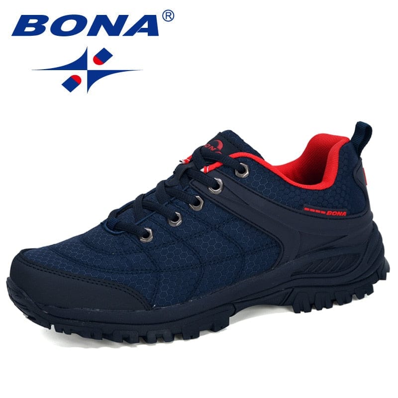 Hiking Shoes Leather Mesh Outdoor Men Sneakers Climbing Shoes Men Sport Shoes Trendy
