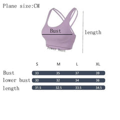 Soft Nude Sports Bra Back Cross Yoga Bra Push Up Shockproof Fitness Gym Fitness Bras Crop Tops Women Plain Yoga Workout Bras