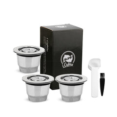 ICafilasCapsule For Nespresso Reutilisable Refillable Capsule Crema Espresso Reusable Refillable Coffee Filter - Wowza