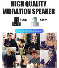 Adin 26w Vibro Wireless Bluetooth Speaker Mini Portable Subwoofer Neighbor Vibration Resonance Music Speakers Column For Phone