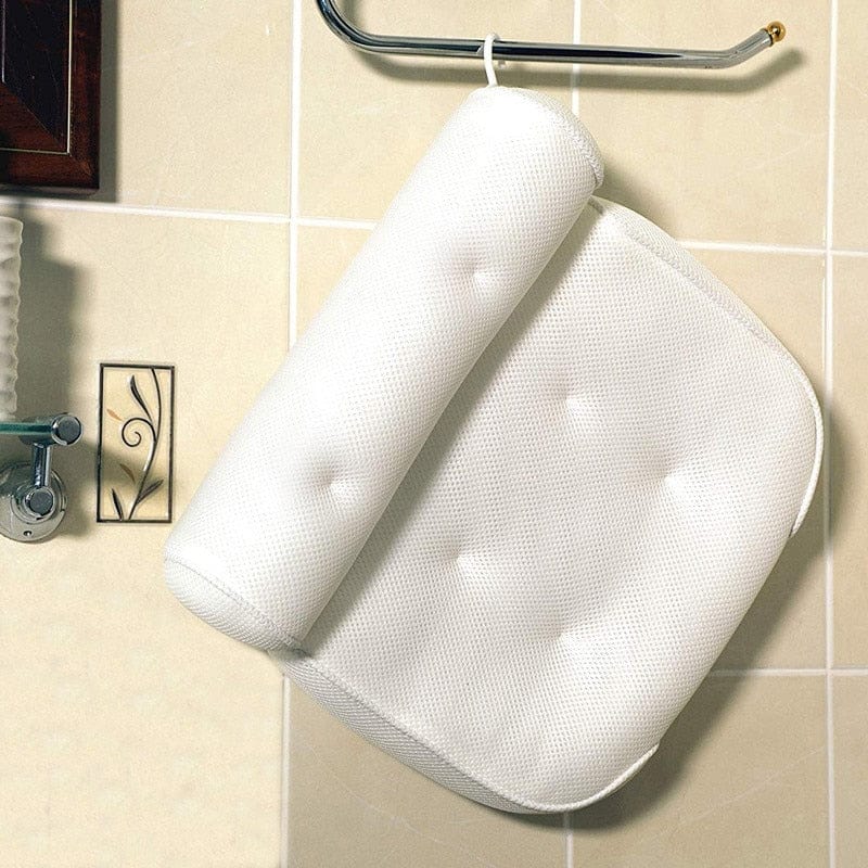 SPA Non-Slip Bath Pillow with Suction Cups Bath Tub Neck Back Support Headrest Pillows Thickened Home Cushion Accersory jacuzzi